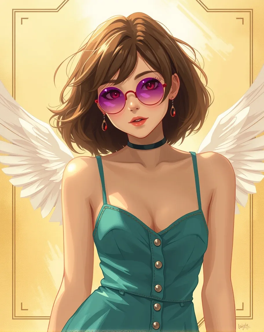portrait a beautiful young woman, - Free AI Photo Generator - starryai