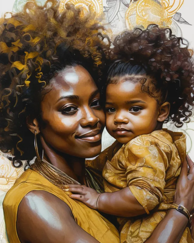 My precious baby - Free AI Photo Generator - starryai