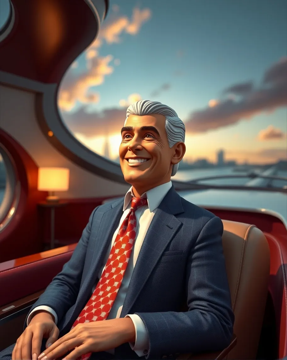 3D printed president, luxury - Free AI Photo Generator - starryai
