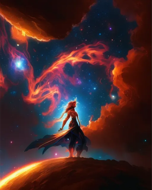A universe made from millions - Free AI Photo Generator - starryai