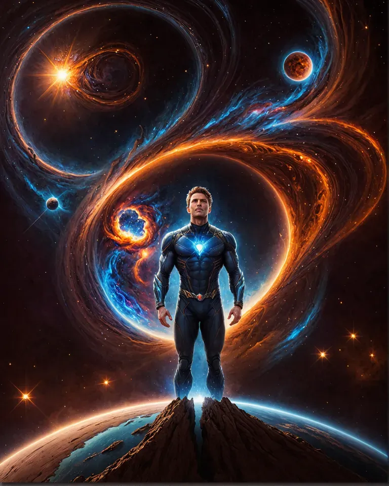 A universe made from millions - Free AI Photo Generator - starryai