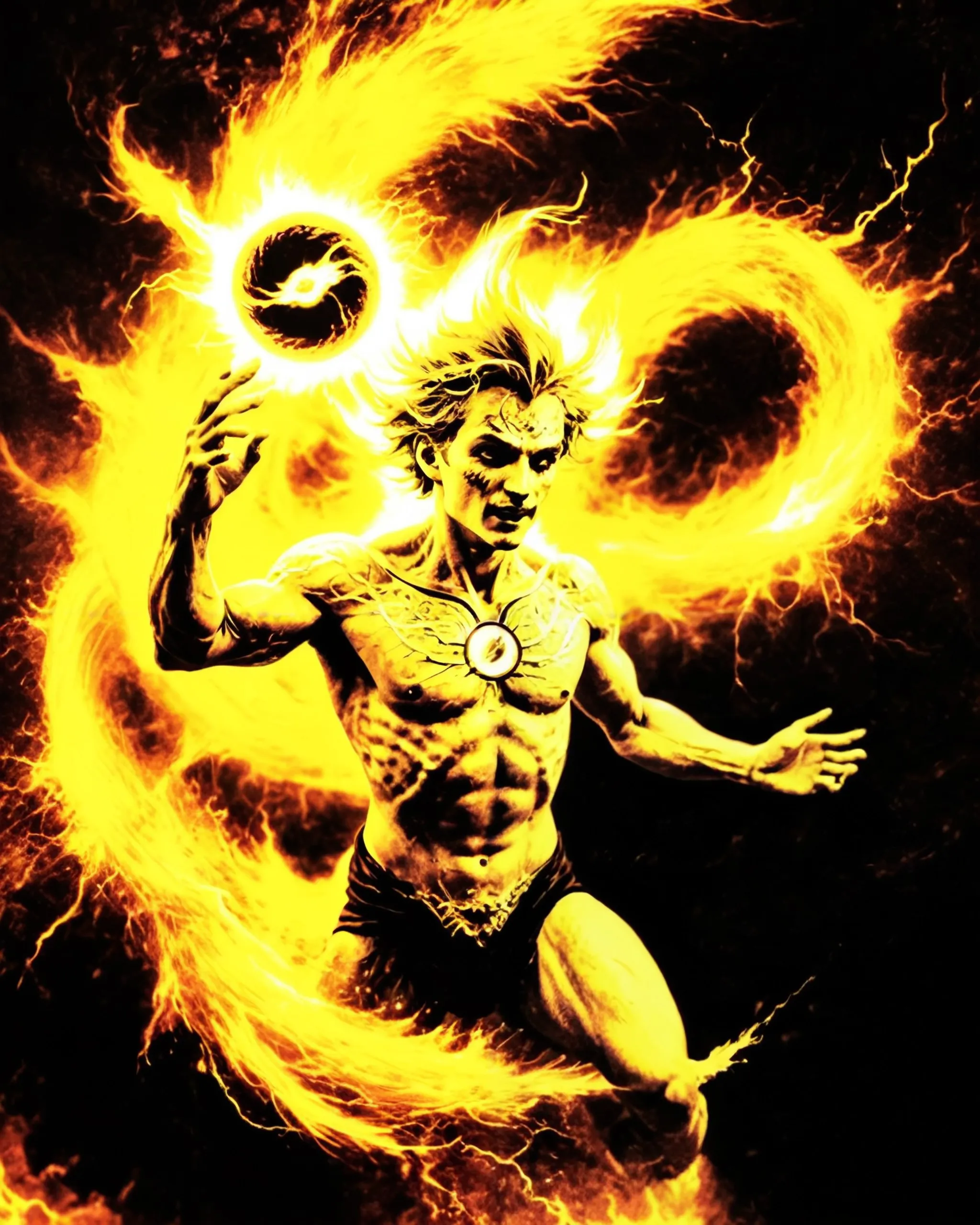 Lightning god - Free AI Photo Generator - starryai