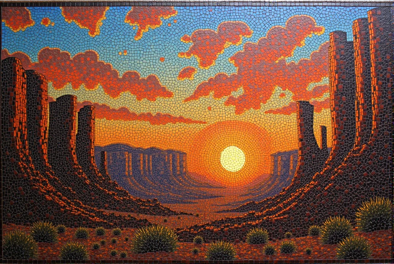 Canyon at Sunset