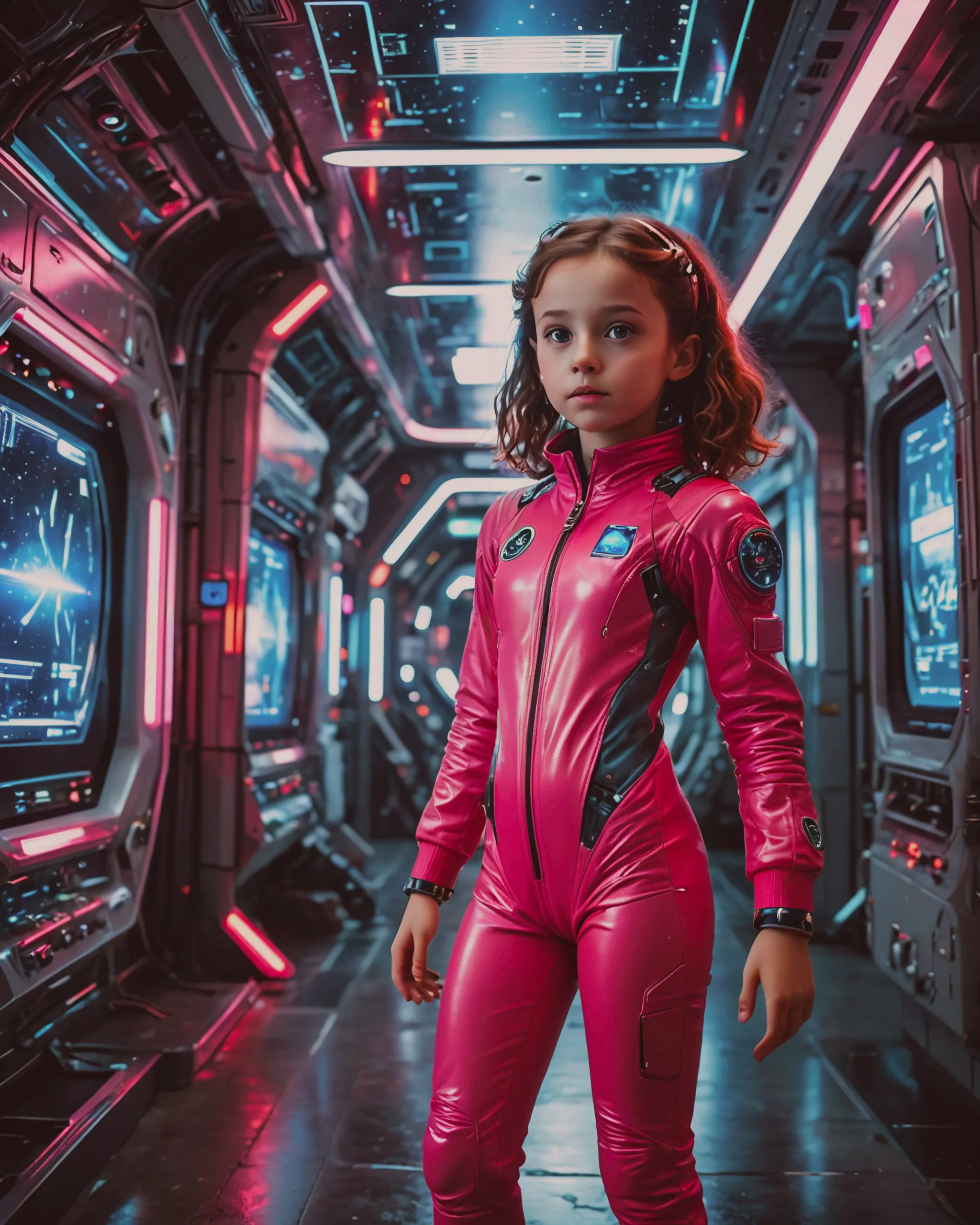 adorable young female alien a - Free AI Photo Generator - starryai