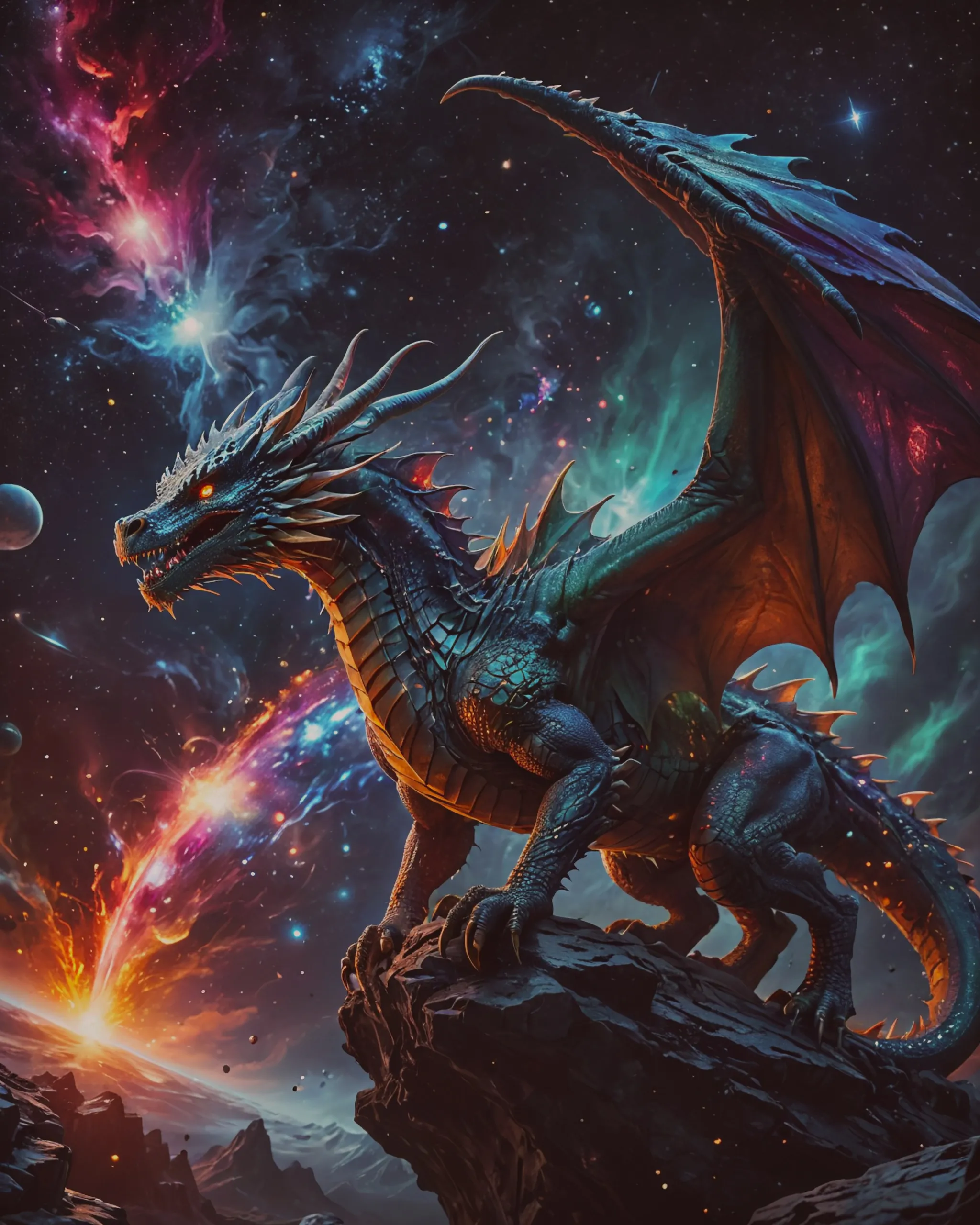 galactic glow - Free AI Photo Generator - starryai