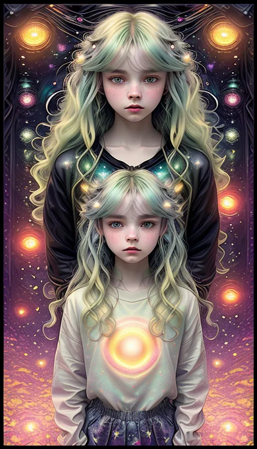 Create a beautiful starry night - Free AI Photo Generator - starryai