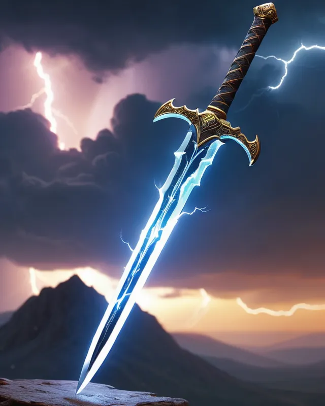 Intricately detailed lightning - Free AI Photo Generator - starryai