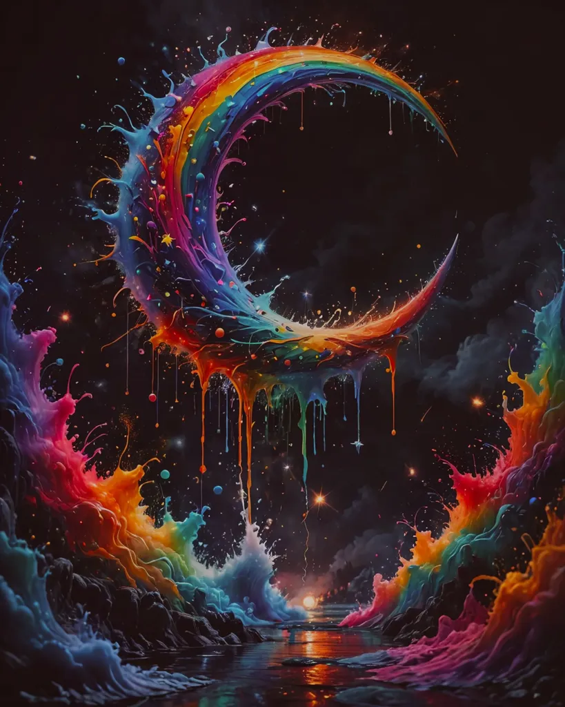rainbow dreams too - Free AI Photo Generator - starryai