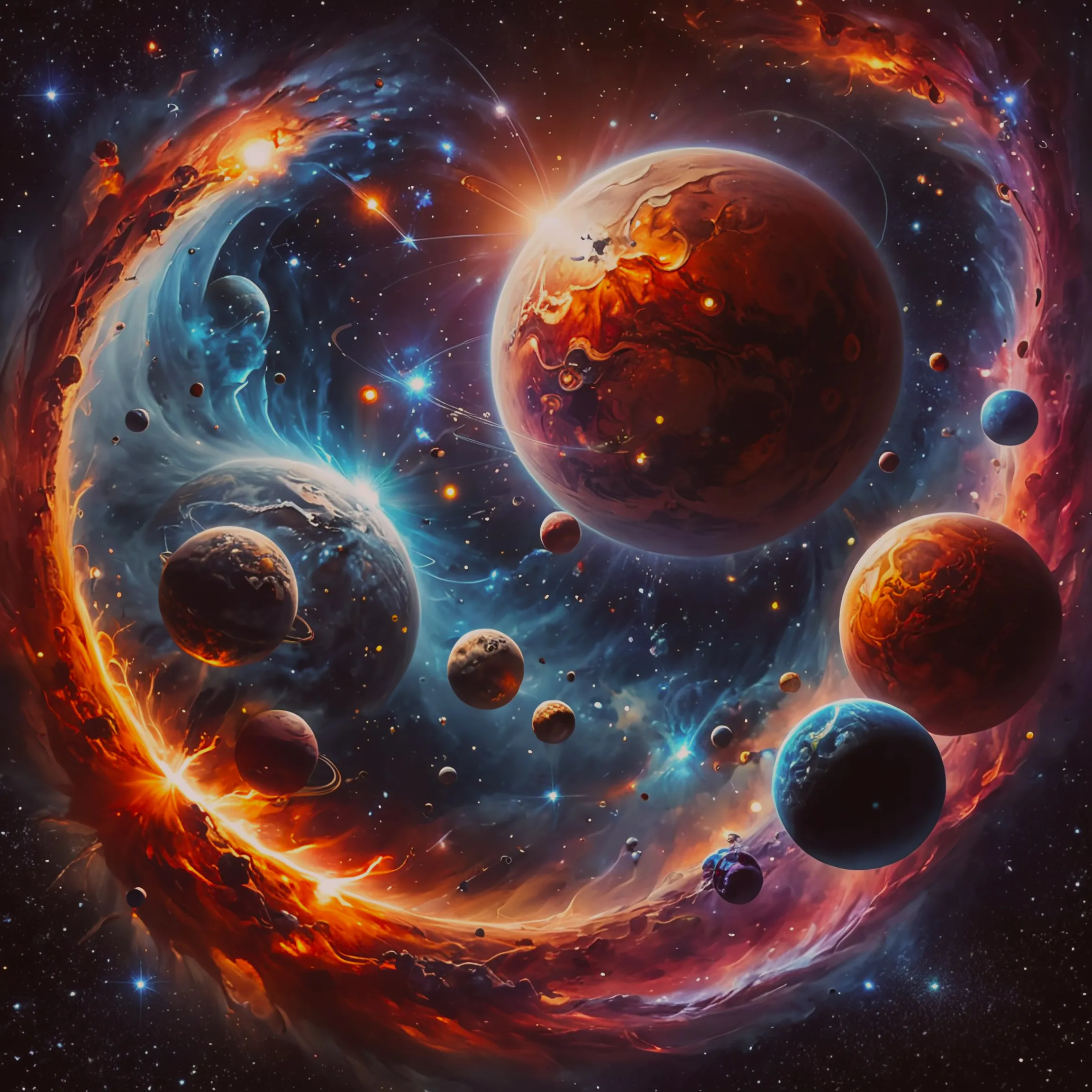 Planetary nubulae - Free AI Photo Generator - starryai