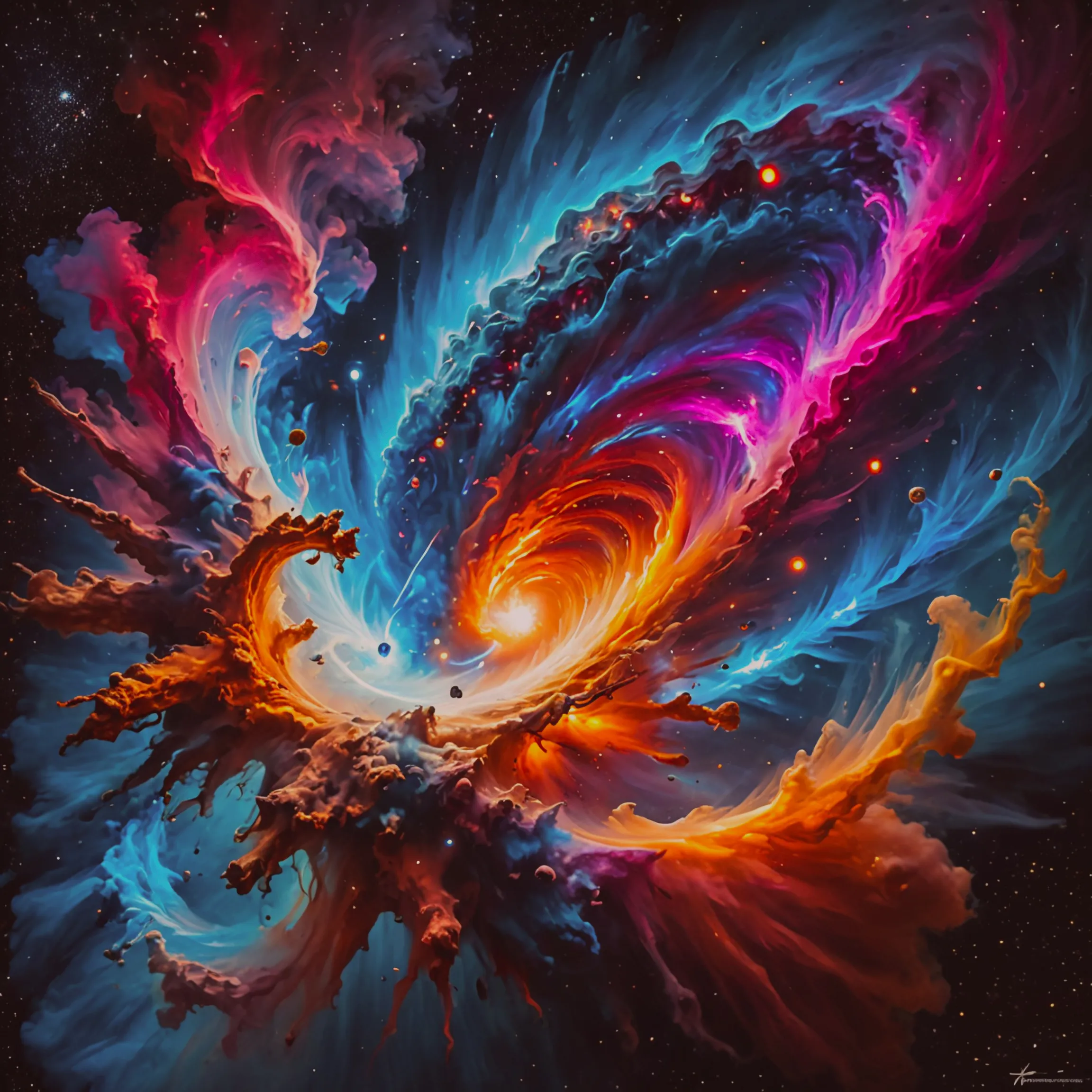 Planetary nubulae - Free AI Photo Generator - starryai
