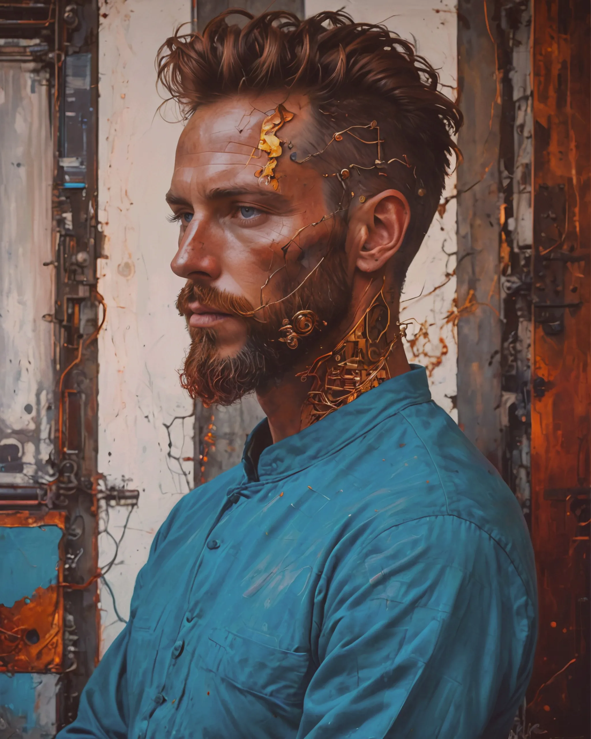 A mesmerizing abstract painting - Free AI Photo Generator - starryai