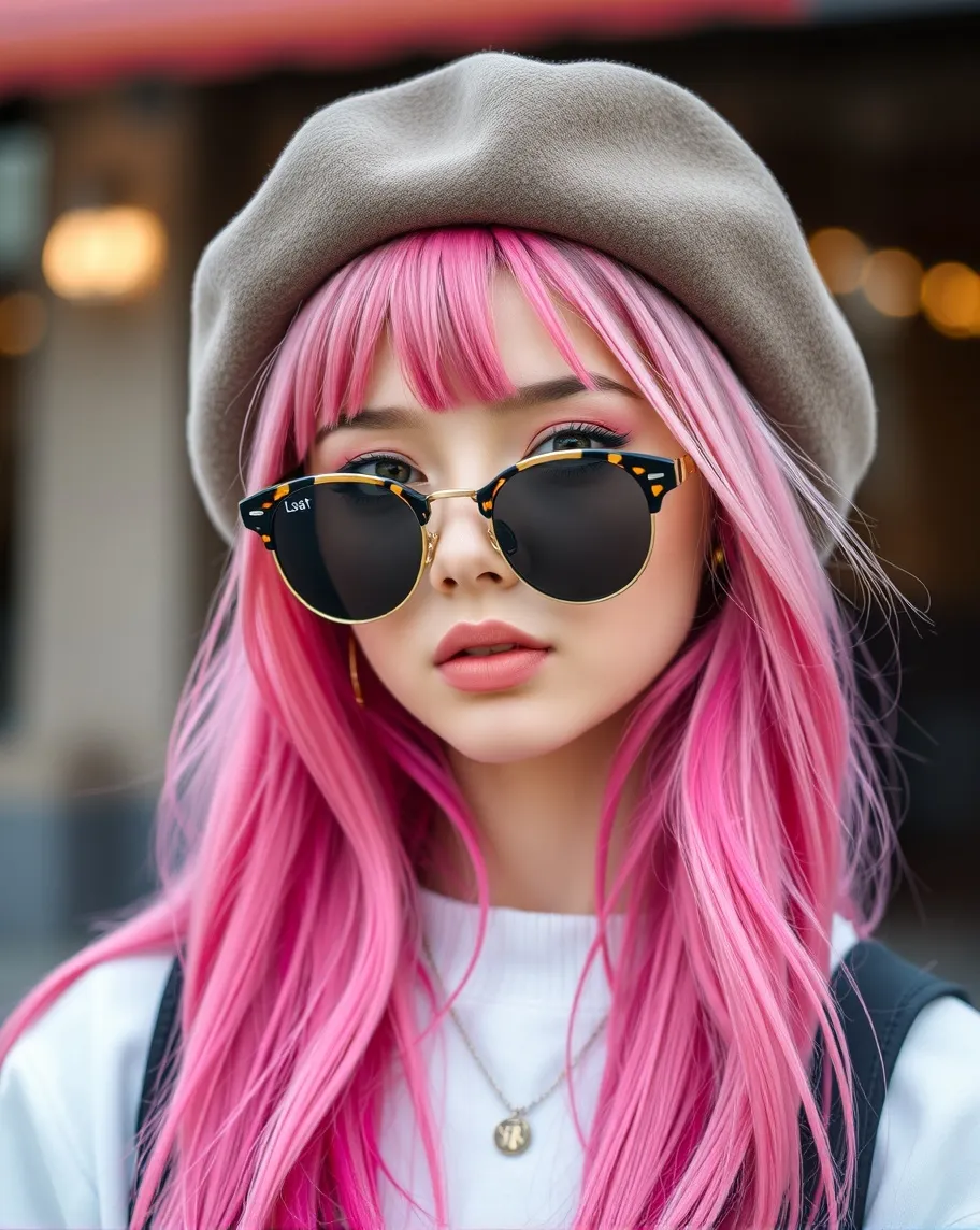 Pink Girl - Free AI Photo Generator - starryai