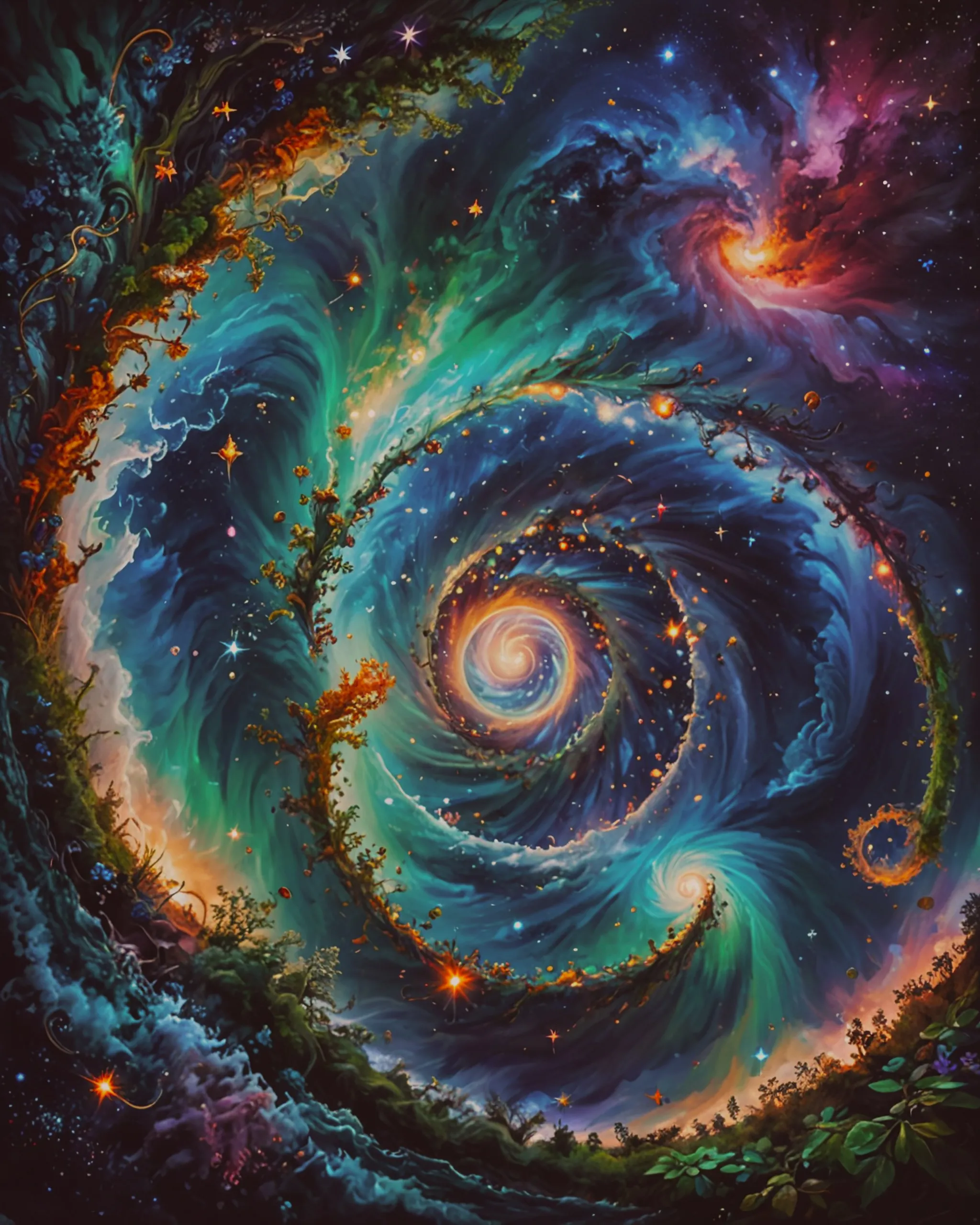 A mesmerizing artistic depiction - Free AI Photo Generator - starryai