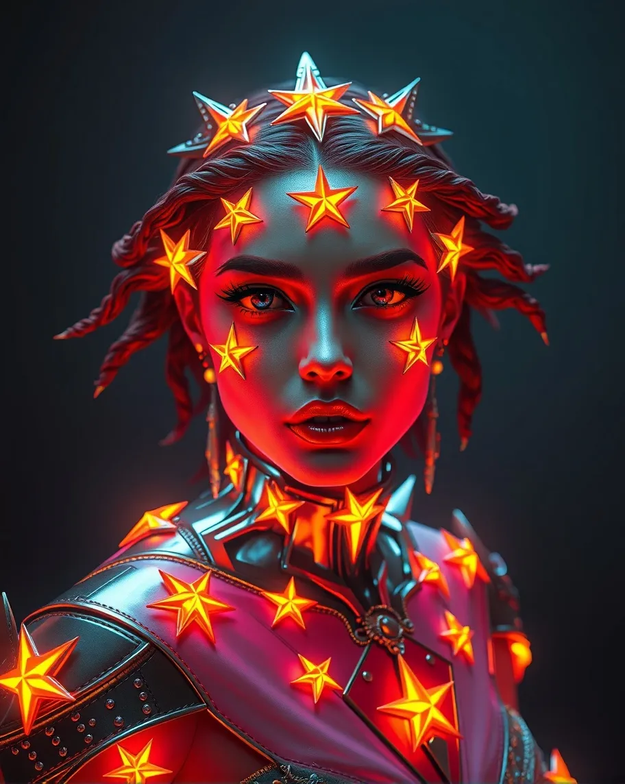 A extraordinarily gorgeous woman - Free AI Photo Generator - starryai