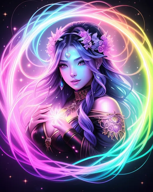 Create a hyper-detailed humanoid - Free AI Photo Generator - starryai