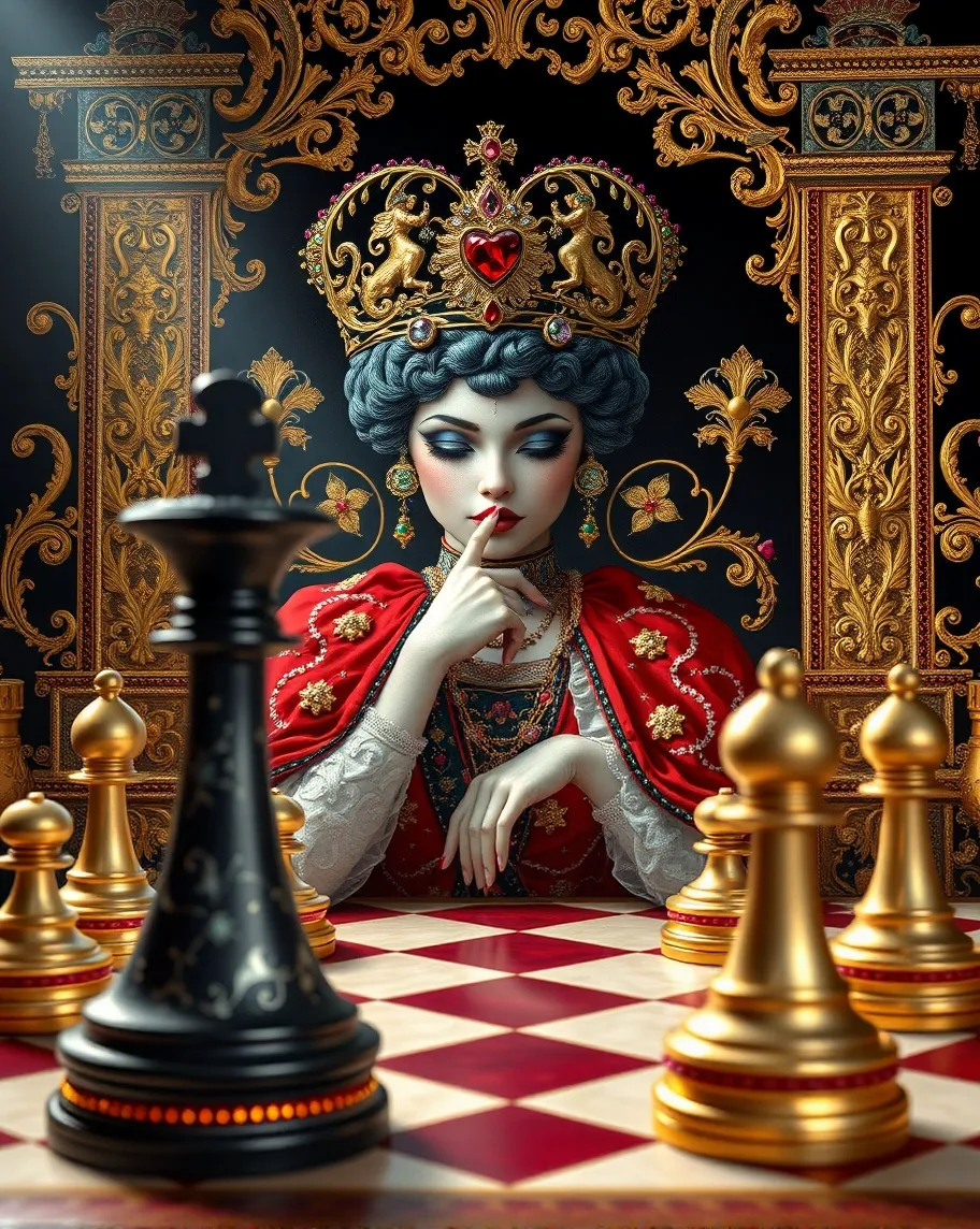 queen hearts ️ - Free AI Photo Generator - starryai