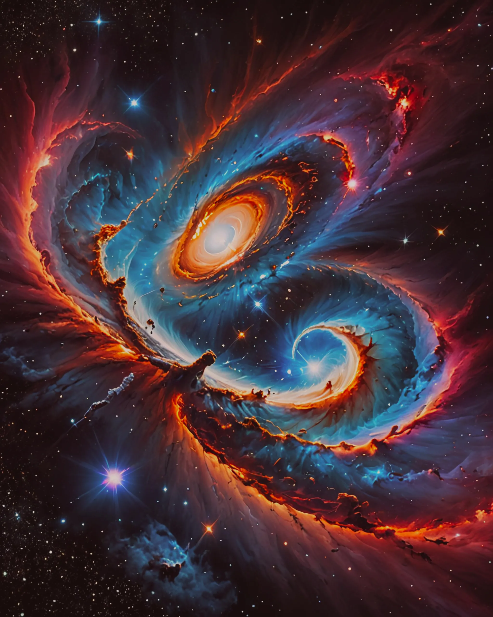A breathtaking galactic odyssey - Free AI Photo Generator - starryai