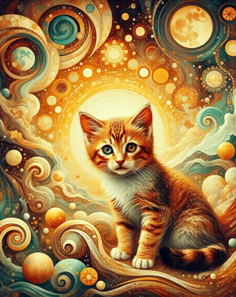 Magical world of kittens