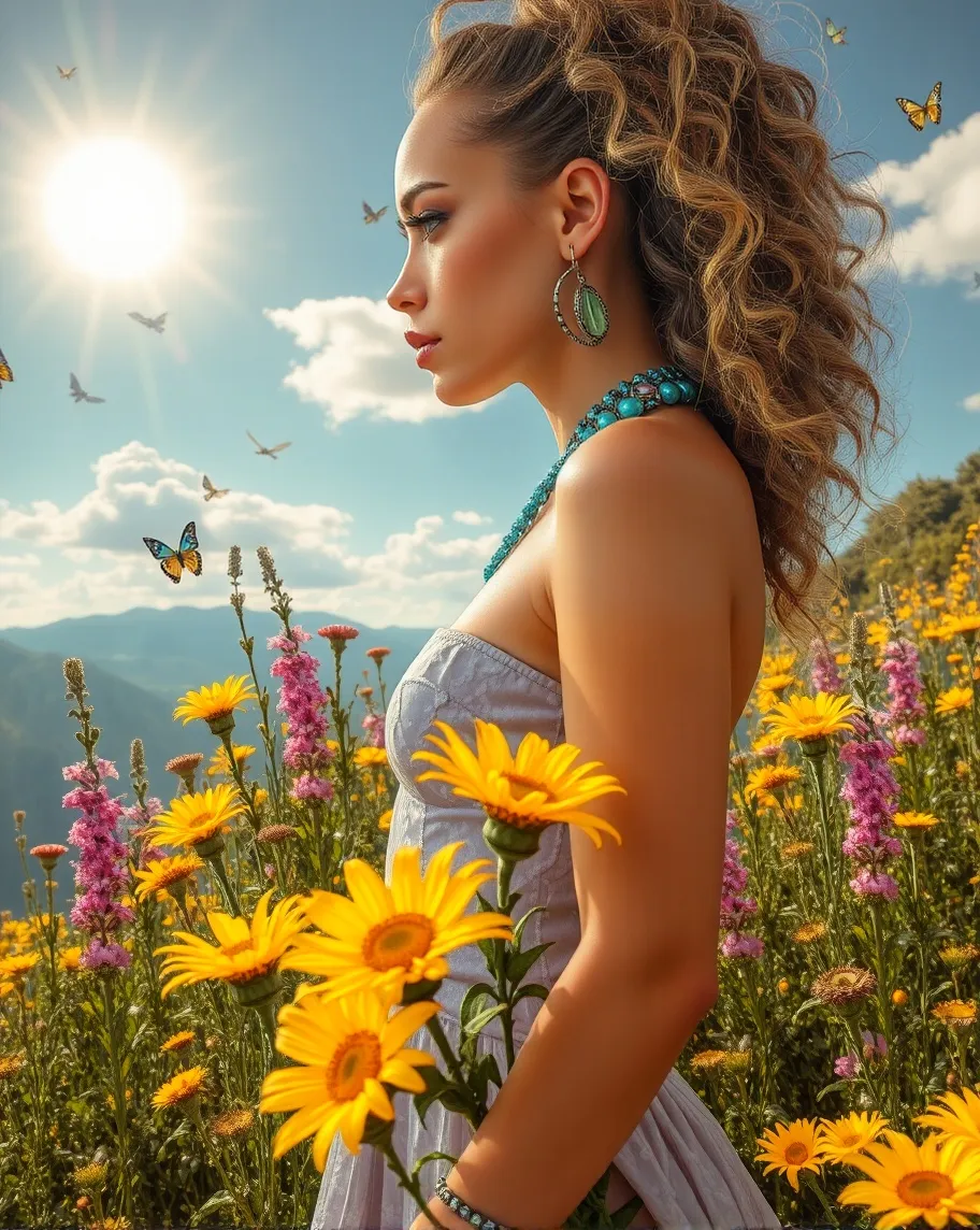 Exotic women, flawless, lean, a , - Free AI Photo Generator - starryai