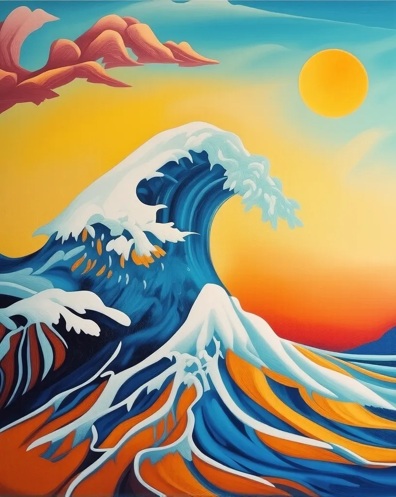 Abstract painting Wassily Big on - Free AI Photo Generator - starryai