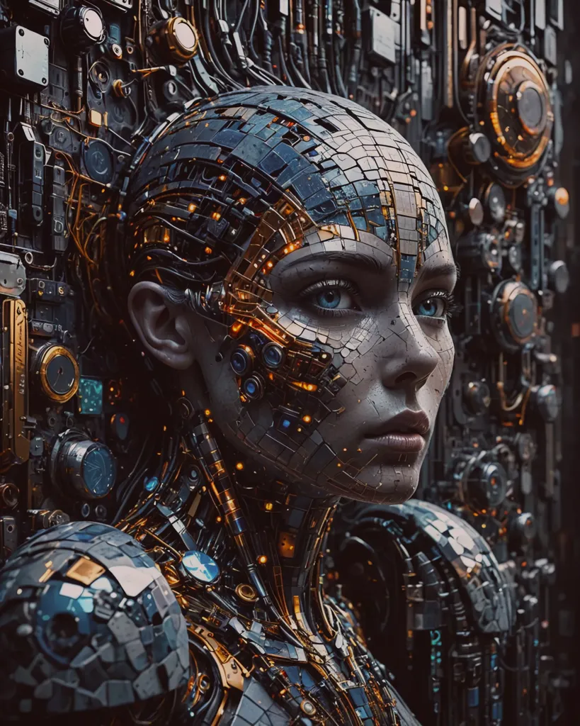 humanoid birth - Free AI Photo Generator - starryai