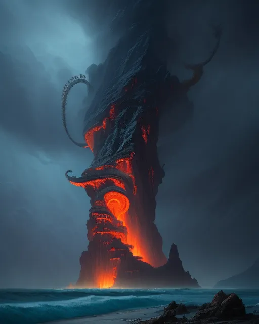 "A paint up colossal ancient a - Free AI Photo Generator - starryai