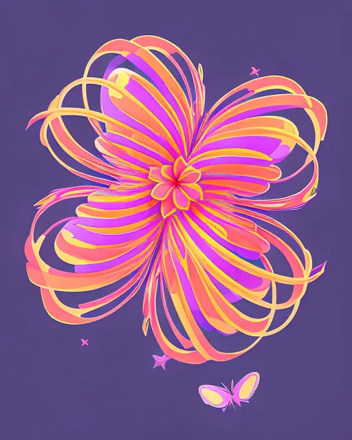 Let this strawberry fractal infinite waves optical illusion transport viewers to a world of wonder and enchantment, pink lilac violet yellow.