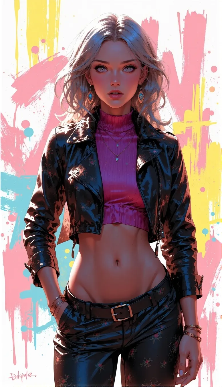 This a digital painting a highly - Free AI Photo Generator - starryai