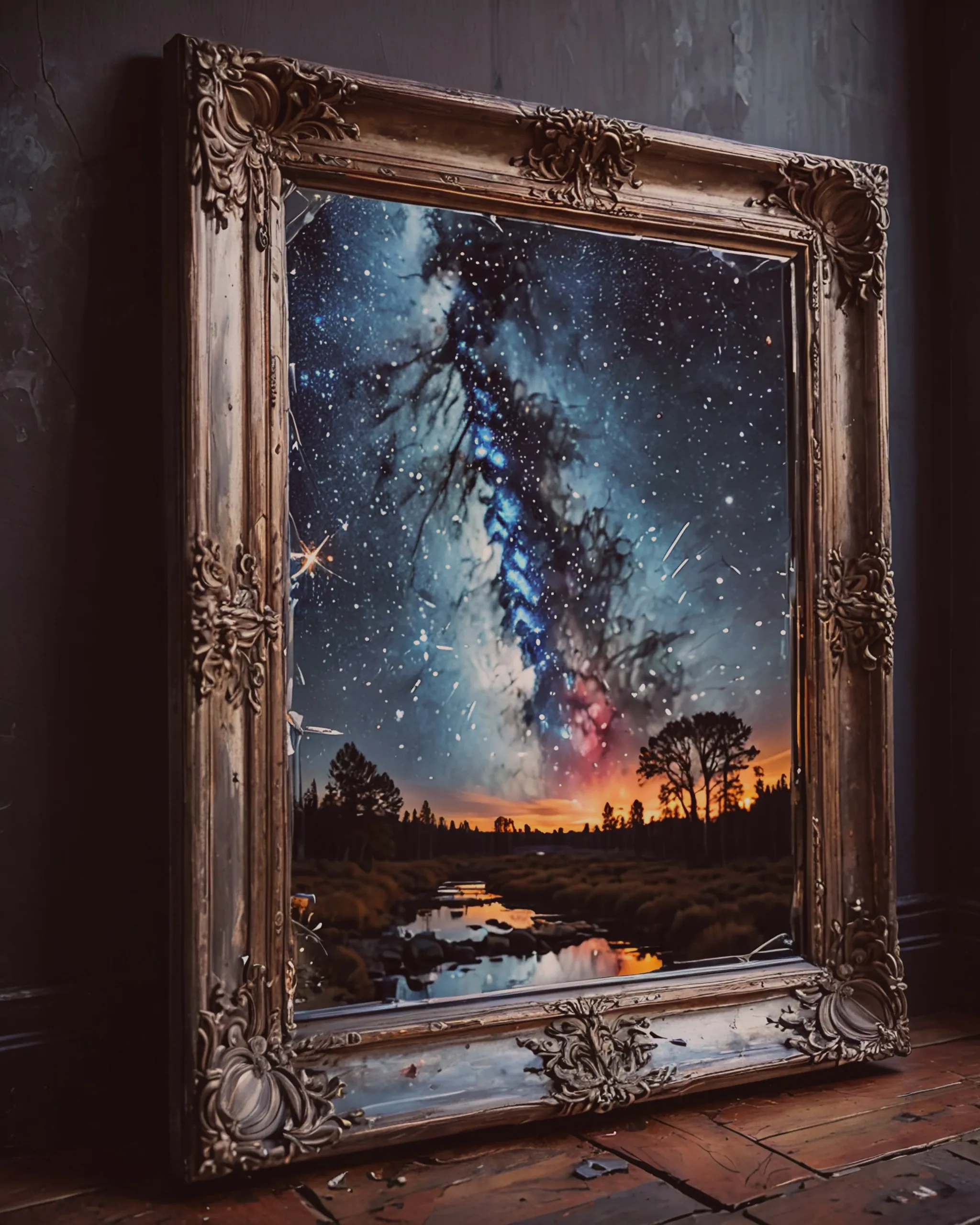 A Beautiful night sky contained - Free AI Photo Generator - starryai