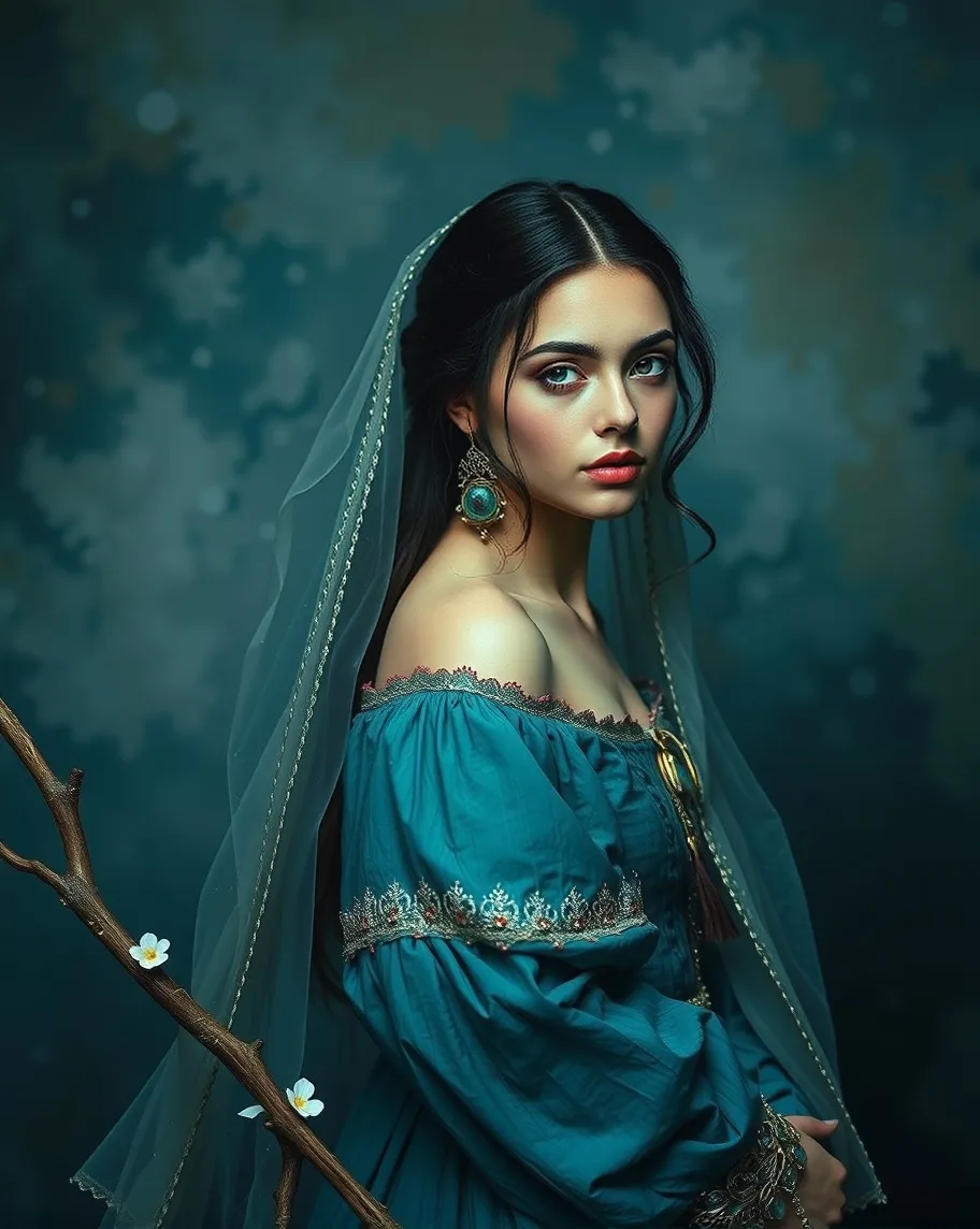 She was Hauntingly beautiful - Free AI Photo Generator - starryai