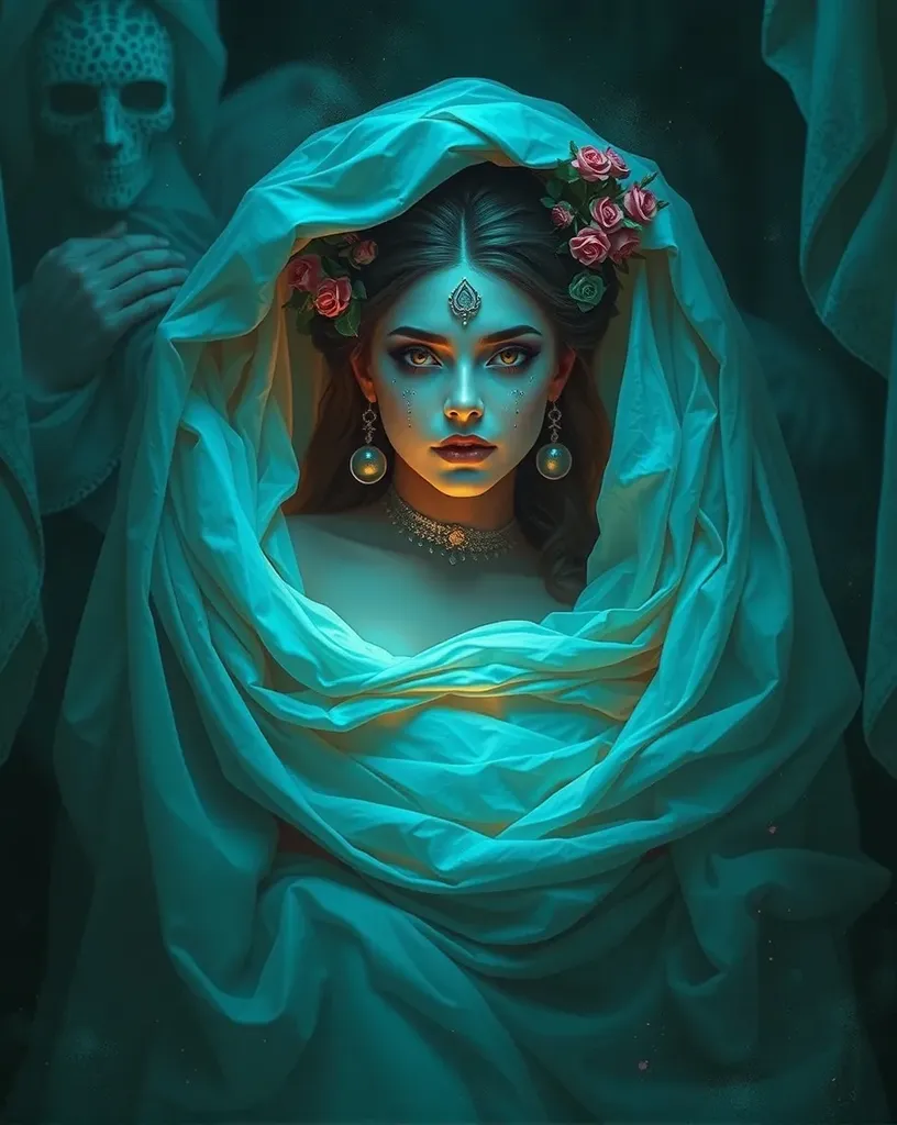 She was Hauntingly beautiful from - Free AI Photo Generator - starryai