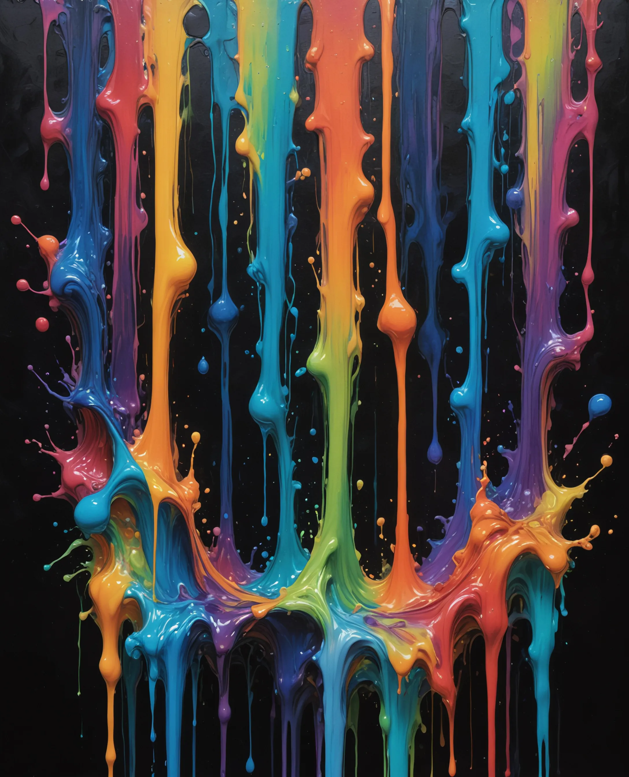 A dynamic art piece showing a - Free AI Photo Generator - starryai