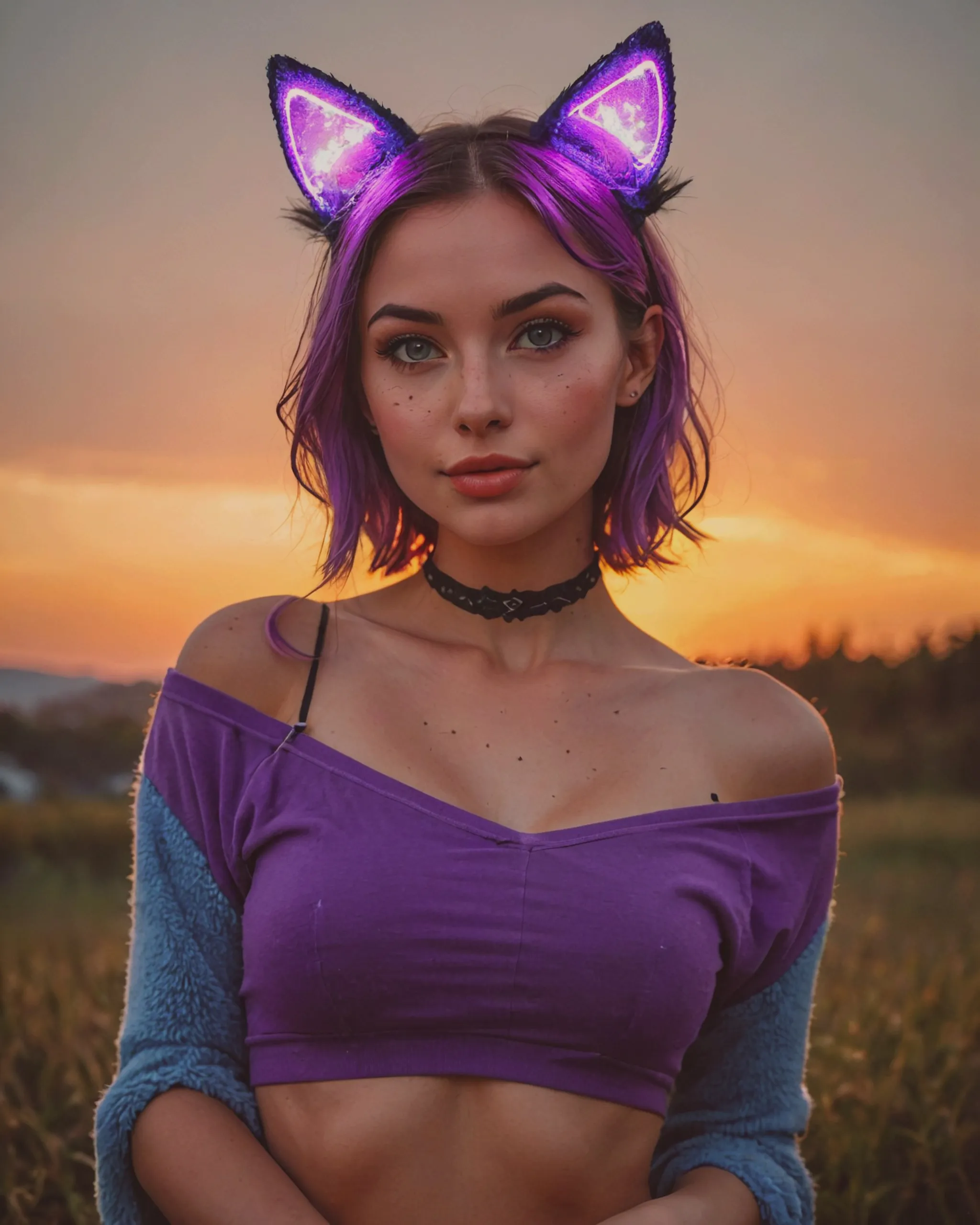 Women with cat ears