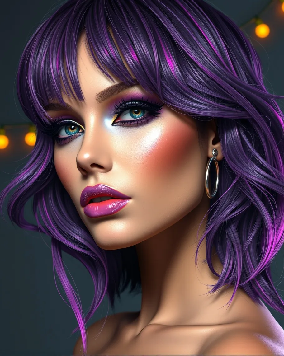 Create a stylized portrait a 3D - Free AI Photo Generator - starryai