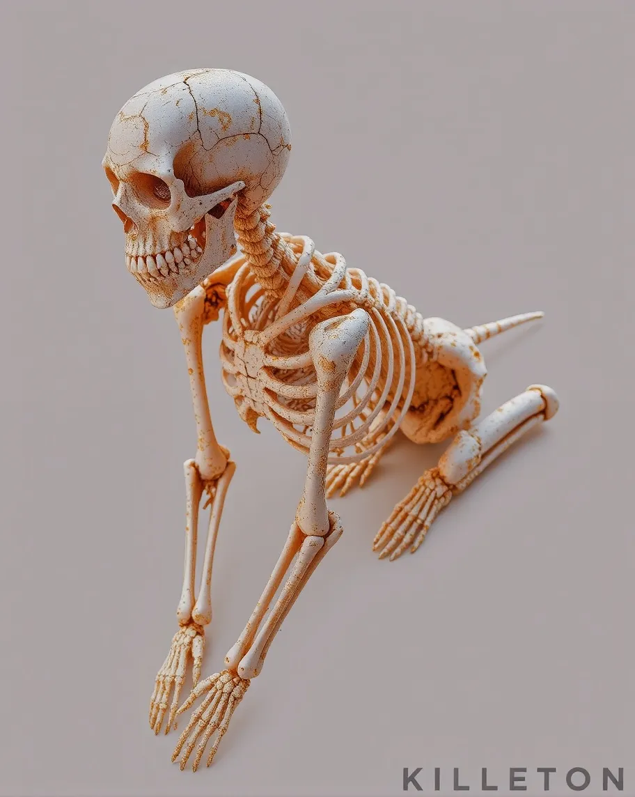 Kintsugi skeleton