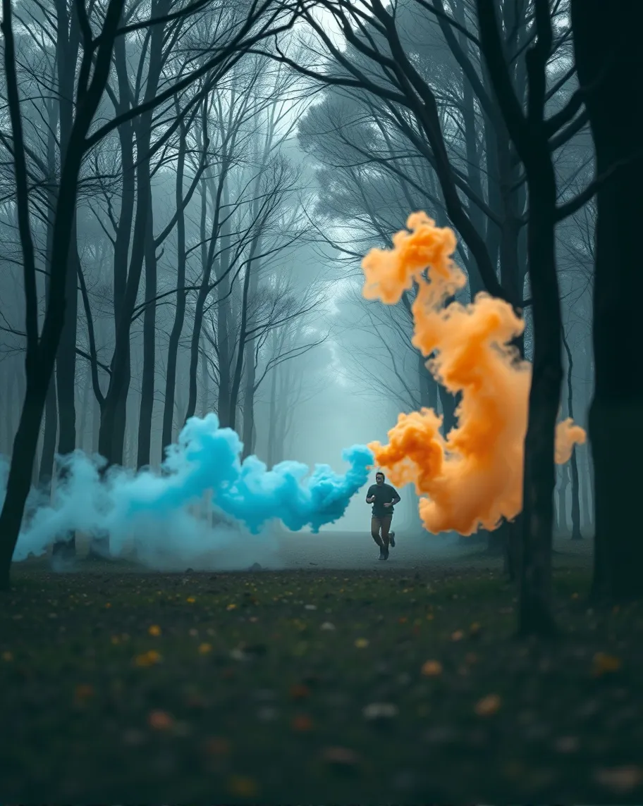 ethereal scene a lone figure time - Free AI Photo Generator - starryai