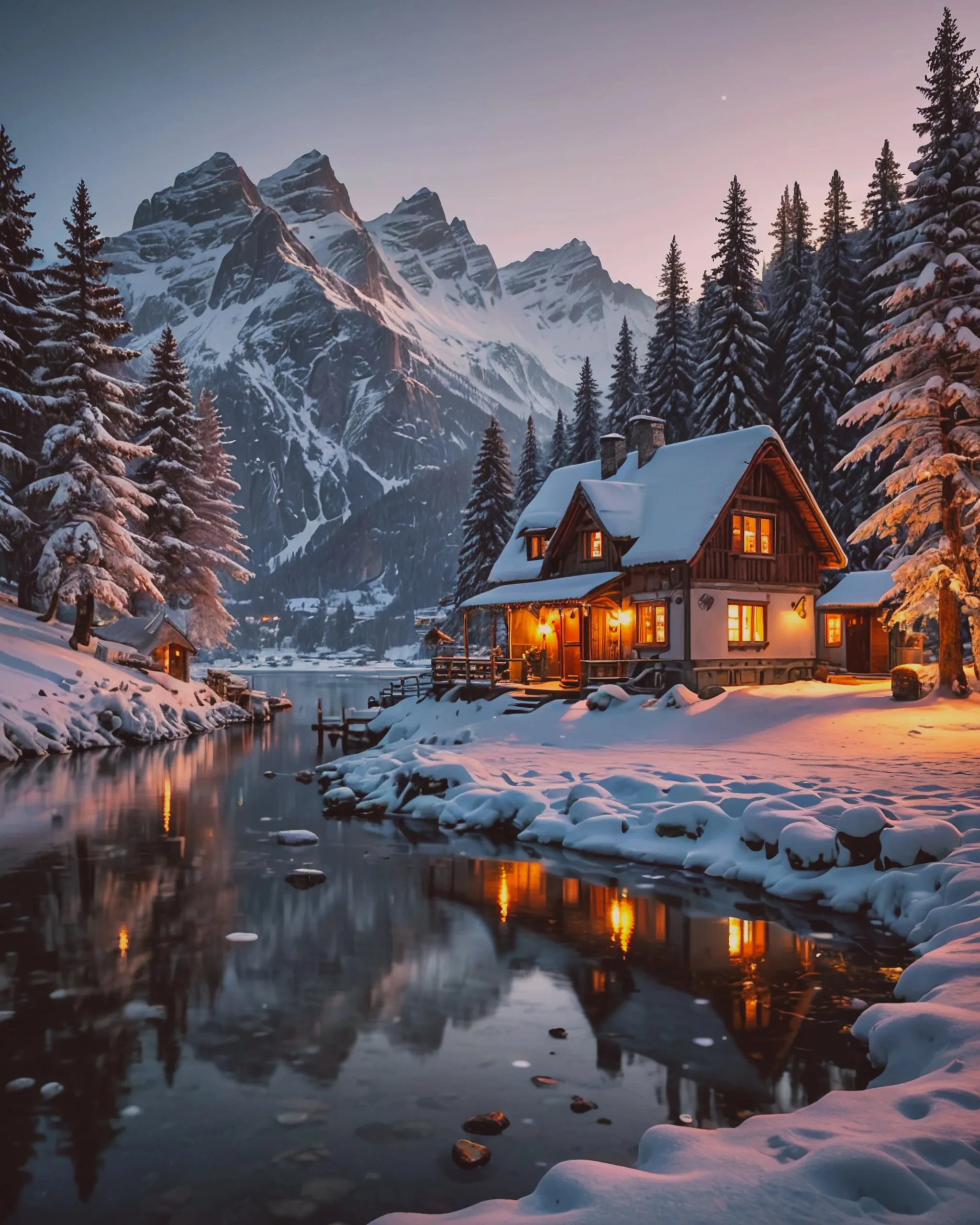 ️Walking a Winter Wonderland ️ - Free AI Photo Generator - starryai