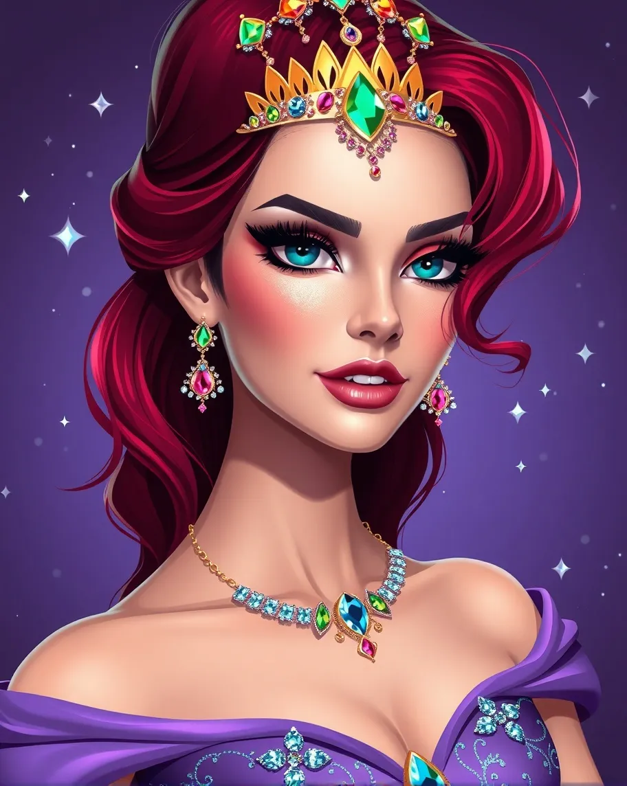 Create a digital stylized full - Free AI Photo Generator - starryai