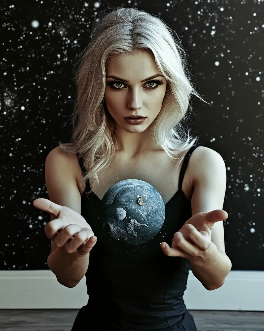 A beautiful woman her late regal - Free AI Photo Generator - starryai