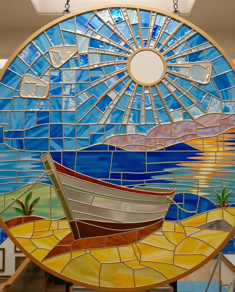 modern stained glass - Free AI Photo Generator - starryai