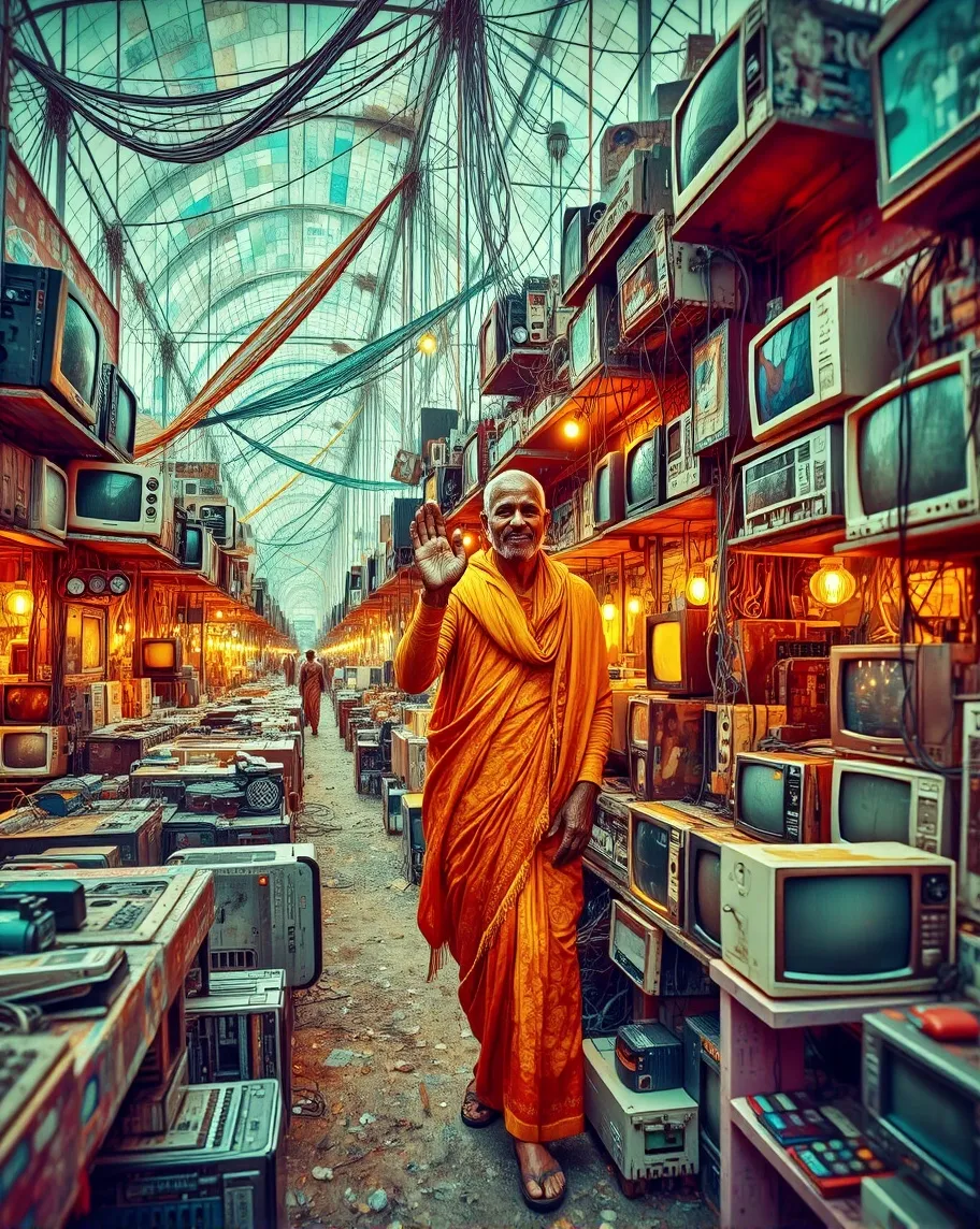 Electronics Bazaar India - Free AI Photo Generator - starryai