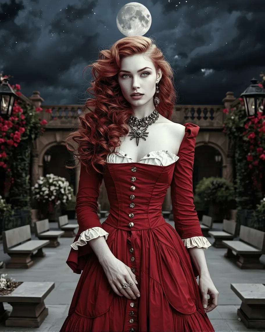 Portrait a beautiful woman long, - Free AI Photo Generator - starryai