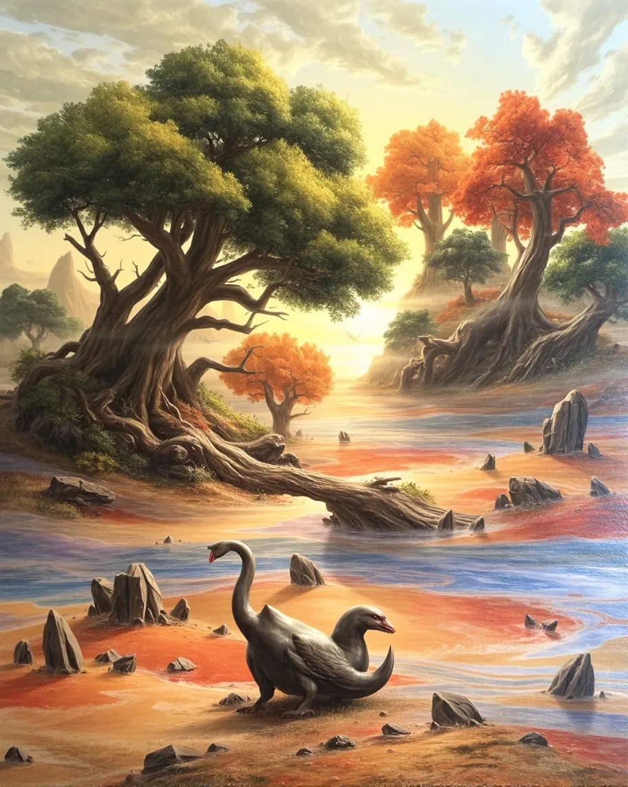Enter Brush Realm, where reality - Free AI Photo Generator - starryai