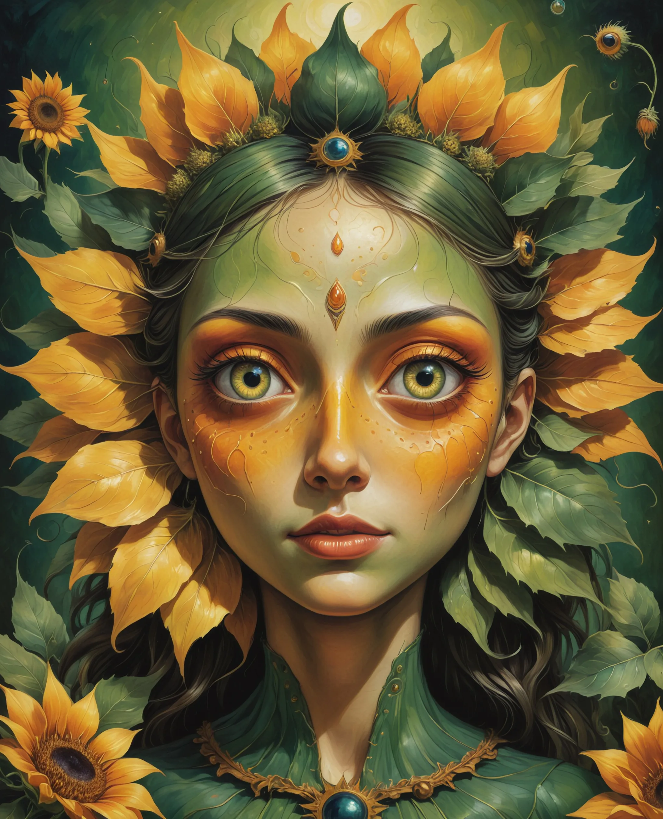A surreal otherworldly humanoid - Free AI Photo Generator - starryai