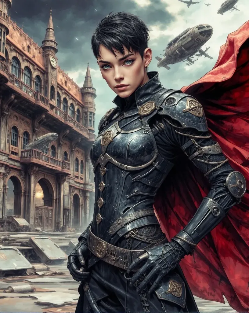 black armor - Free AI Photo Generator - starryai