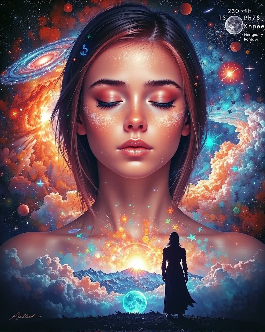 whole galaxy surrounding this - Free AI Photo Generator - starryai