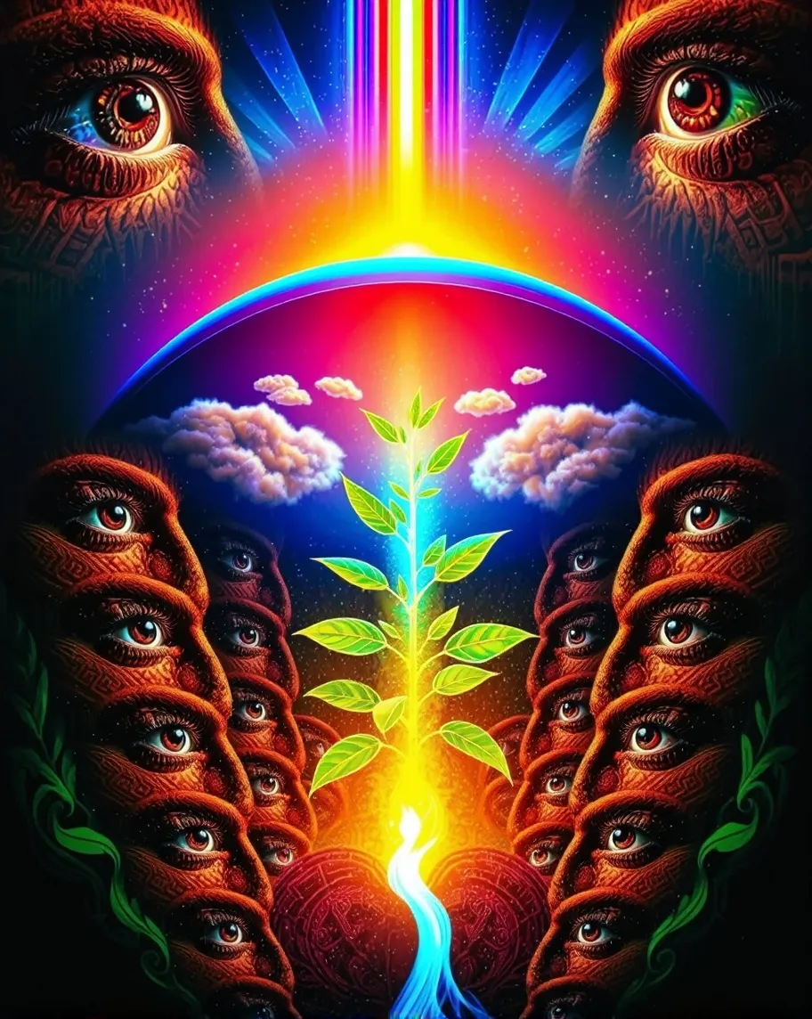 Eyes are everywhere. There are - Free AI Photo Generator - starryai