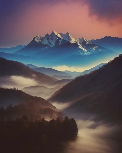Mystic Mountains - Free AI Photo Generator - starryai