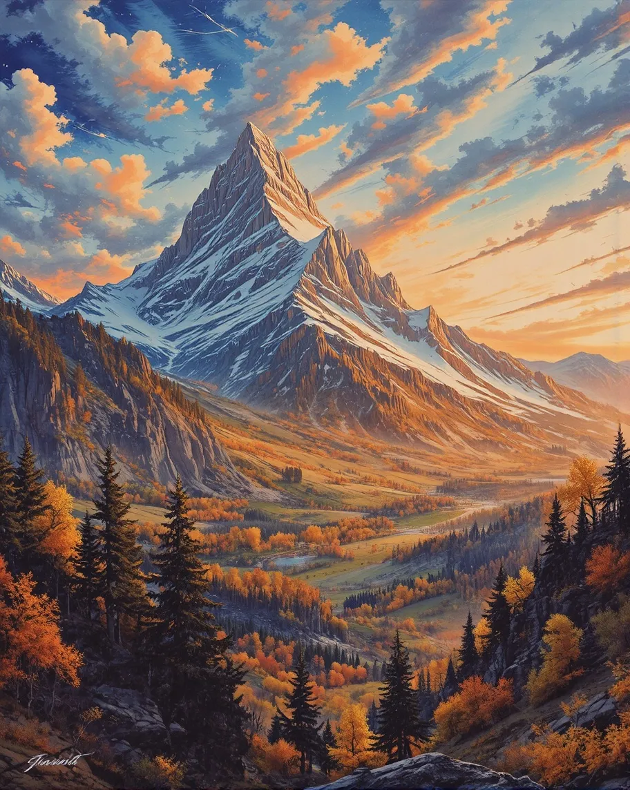 Mystic mountain - Free AI Photo Generator - starryai