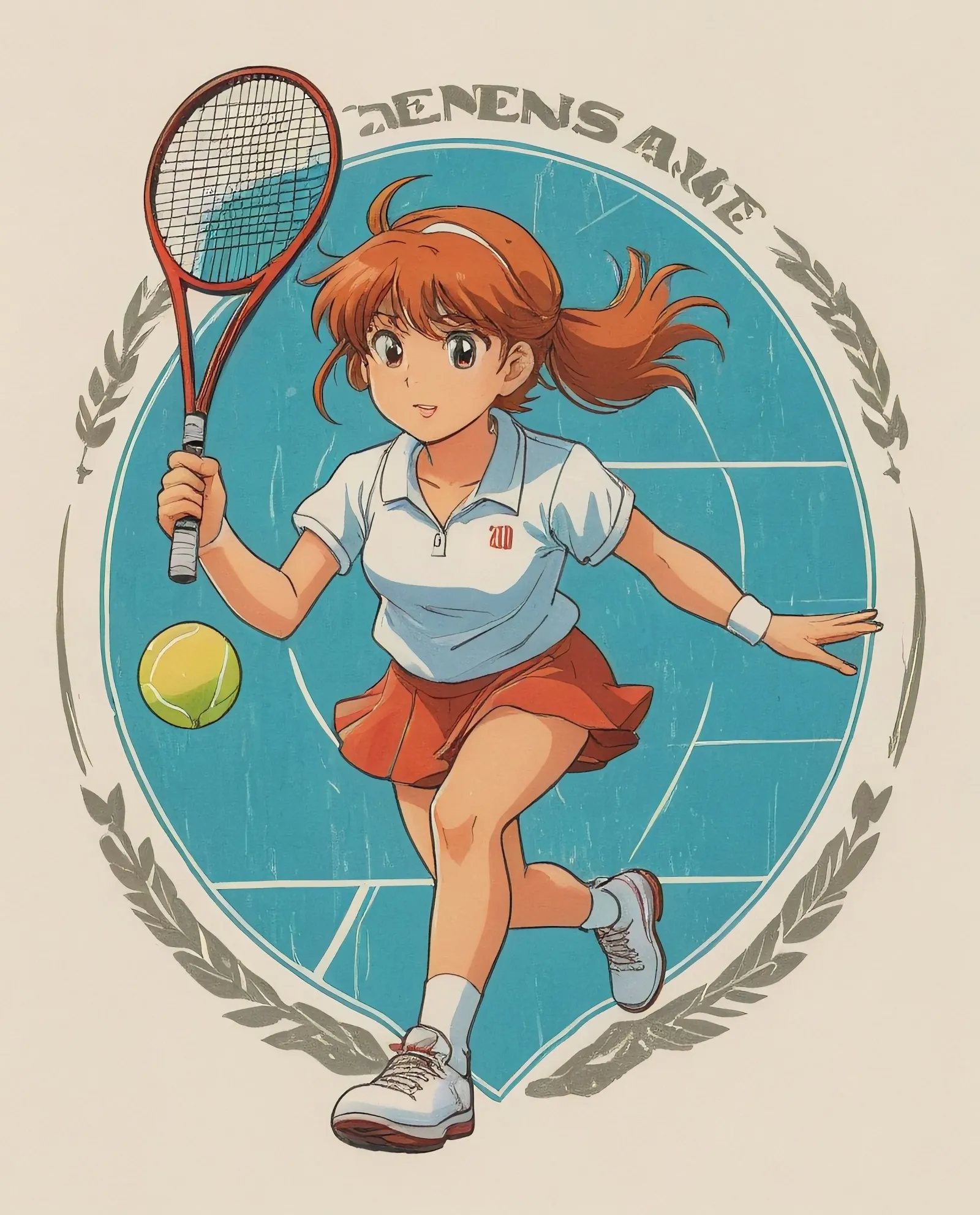 Logo tennis, 40 eme anniversaire, tennis, balle, raquettes,